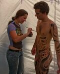 Body painting boner ♥ Duality - Art By Brandon McGill